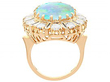 Vintage Opal Cluster Ring