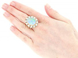Vintage Opal Cluster Ring