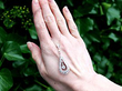 Antique Diamond Pendant Platinum outside