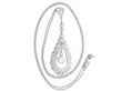 Antique Diamond Pendant in Platinum
