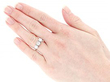 Platinum Trilogy Diamond Ring UK Wearing Image