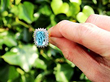 Aquamarine Ring Yellow Gold