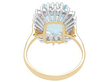 Aquamarine and Diamond Ring 