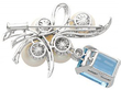 Vintage Aquamarine Brooch