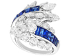 Vintage Sapphire and Diamond Dress Ring