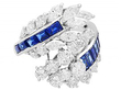 Sapphire and Diamond Ring