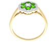 Garnet and Diamond Ring
