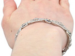 Art Deco 1930s Diamond Bracelet Being Worn