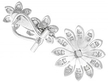 Vintage 1920s Diamond Drop Earring reverse