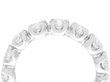 18k Full Eternity Ring White Gold setting