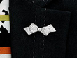 Platinum and Diamond Bow Brooch