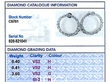 Antique Diamond Hoop Earrings grading card
