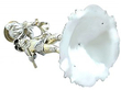 Figural Silver Candle Holder Underside