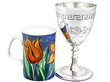 Silver Goblets Engraved