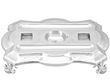 Antique Silver Inkstand