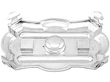 Victorian Silver Inkstand