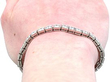 Antique Diamond Bracelet being worn