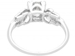 Diamond Set Shoulder Solitaire Ring