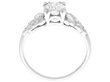 diamond ring with claw setting