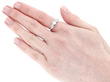 engagement ring on the hand