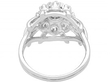 Antique Diamond Cluster Ring back
