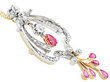 Victorian Pendant with Diamonds 