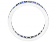 18ct White Gold Sapphire Eternity Ring