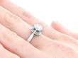 8 Claw Diamond Solitaire Ring 