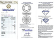 8 Claw Diamond Solitaire Ring Certificate