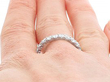 Wearing Diamond Eternity Ring