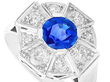 Sapphire and Diamond Ring