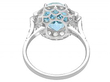 Aquamarine Cocktail Ring