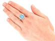 wearing Vintage Aquamarine Cocktail Ring