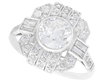 Art Deco Diamond Cluster Ring
