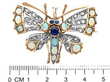 Antique Butterfly Necklace