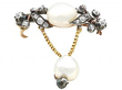 Victorian Pearl Brooch