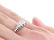 Diamond Engagement Ring on the Hand