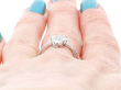 Wearer's View of Engagement Ring