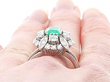 Cluster Ring being Worn