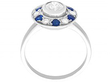 Sapphire Cluster Ring 