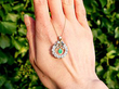 Emerald and Diamond Cluster Pendant