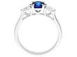 Sapphire Trilogy Engagement Ring