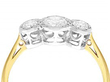 Trilogy Wedding Ring in Gold 
