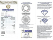 3 Diamond Wedding Ring Gold Certificate