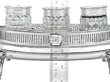 Georgian inkstand engraving 
