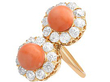 Coral Diamond Dress Ring