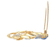 Sapphire Spray Brooch