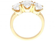 Trilogy Diamond Ring Gold