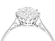 1.86 Carat Diamond Ring Platinum Close Up