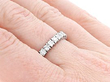 3 Carat Diamond Eternity Band Wearing Image